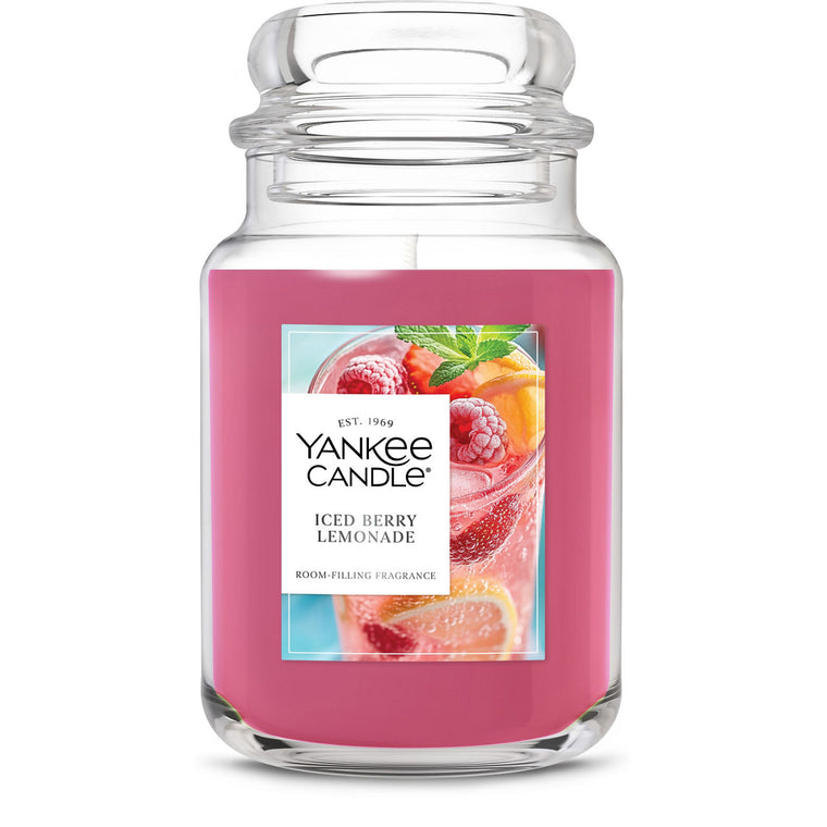 Iced Berry Lemonade Original Large Jar Candle H4