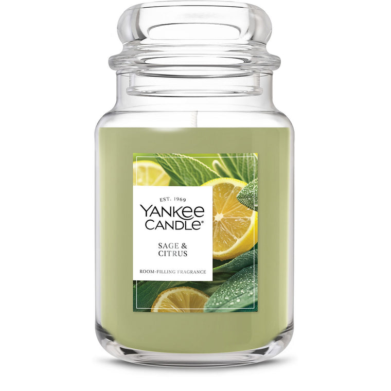 Sage & Citrus Original Large Jar Candle F8