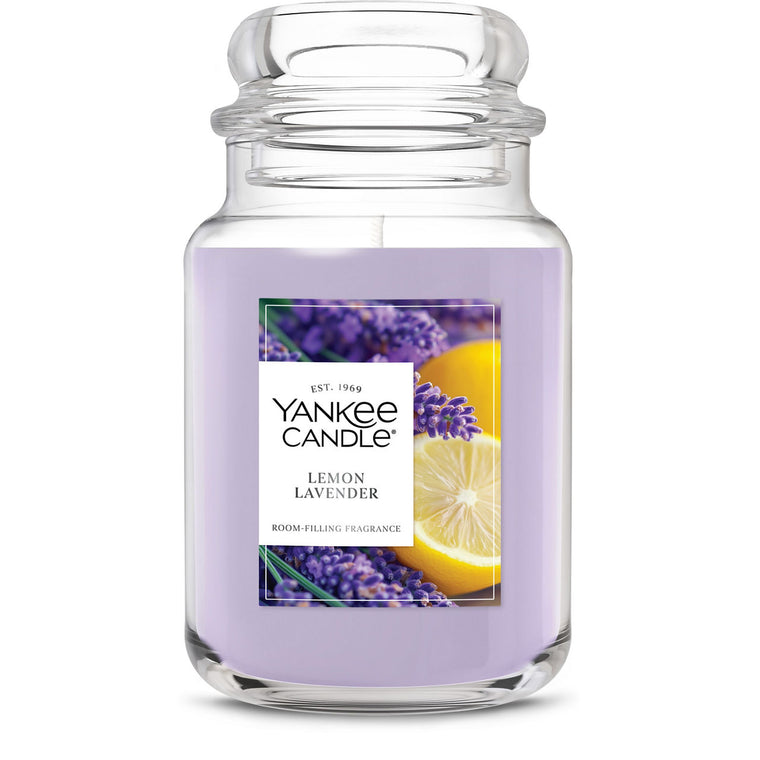Lemon Lavender Original Large Jar Candle R2