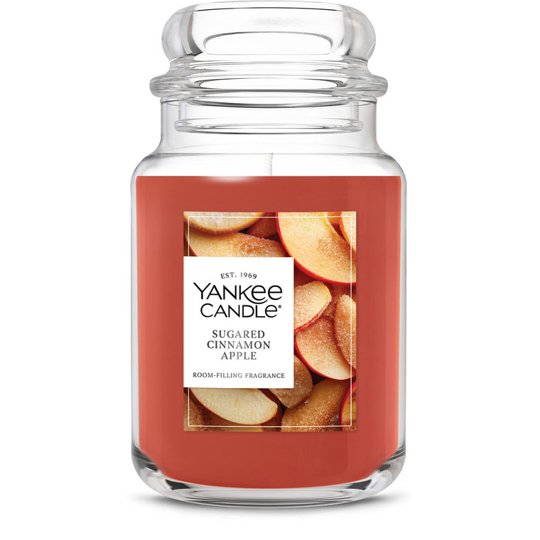 Sugared Cinnamon Apple Original Large Jar Candle T8