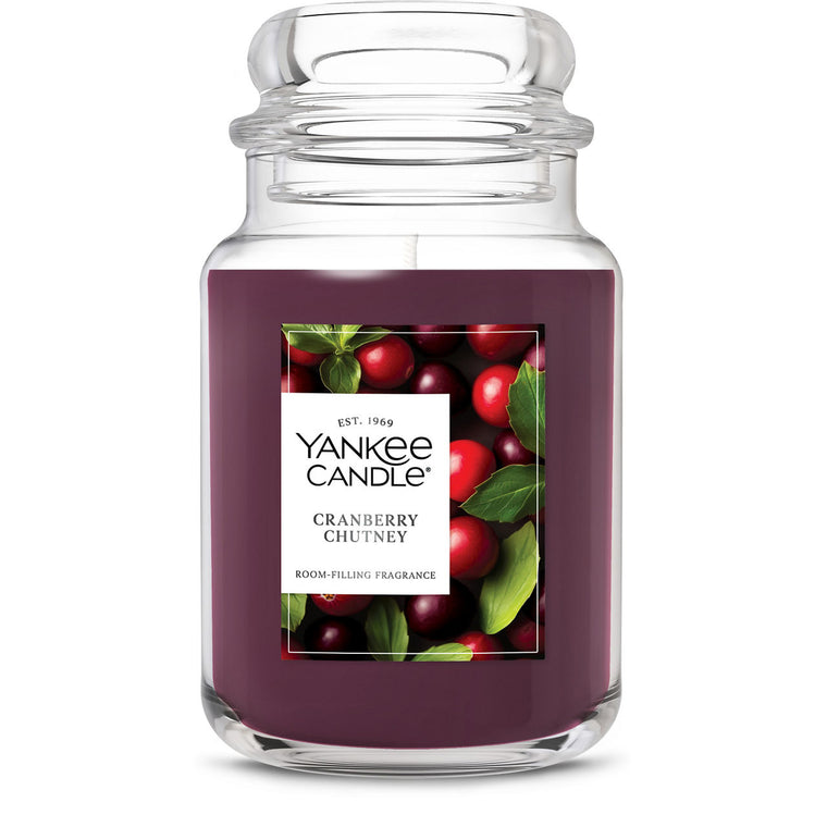 Cranberry Chutney Original Large Jar Candle Y7