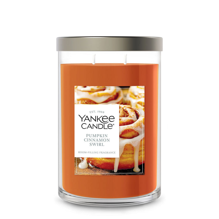 Pumpkin Cinnamon Swirl Large Tumbler Candle E2