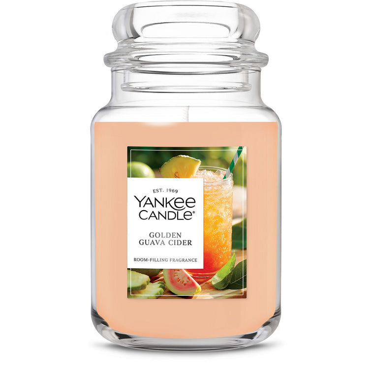 Golden Guava Cider Original Large Jar Candle I8