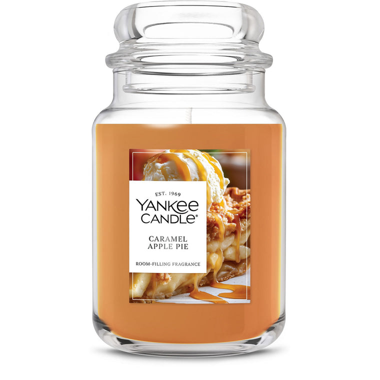 Caramel Apple Pie Original Large Jar Candle R9