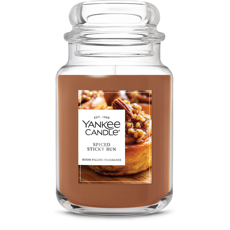 Spiced Sticky Bun Original Large Jar Candle F3