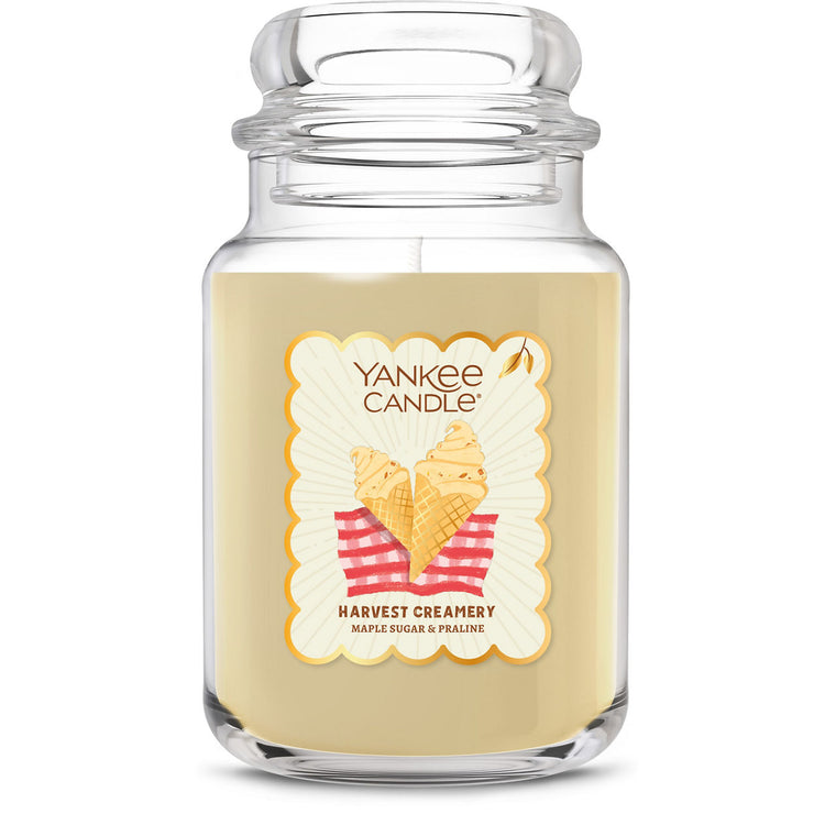 Harvest Creamery Original Large Jar Candle M1
