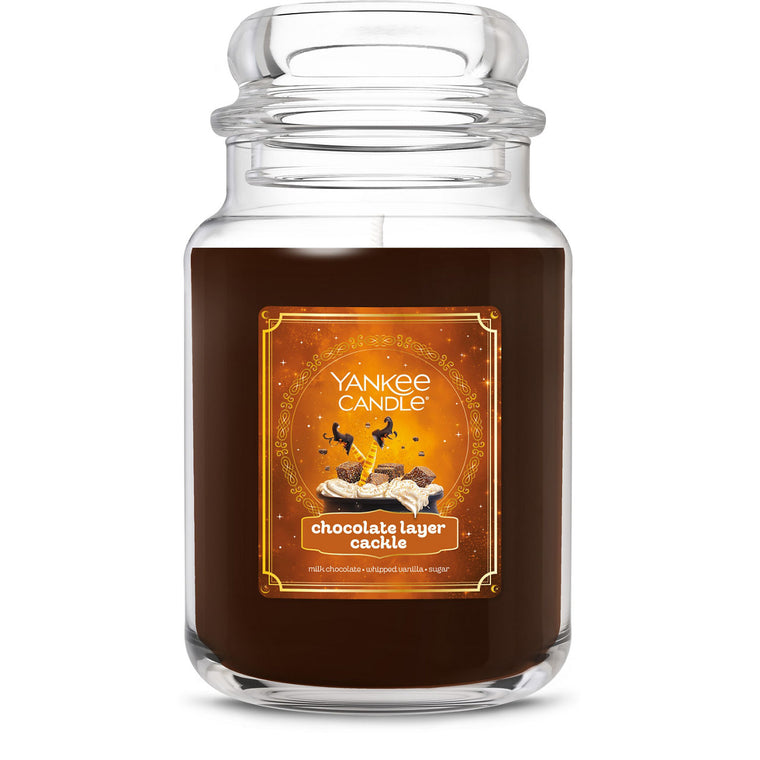 Chocolate Layer “Cackle” Original Large Jar Candle T6