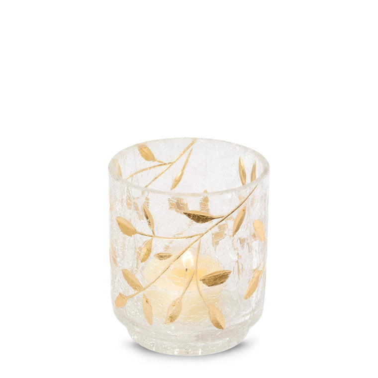 Gold Blossom Tea Light Candle Holder Z8
