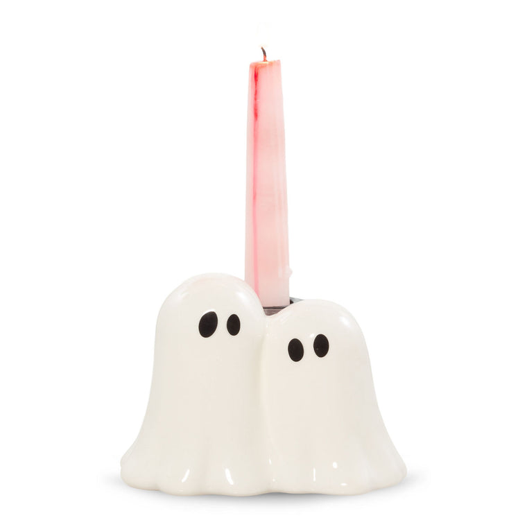 Ghosts Taper Candle Holder W2