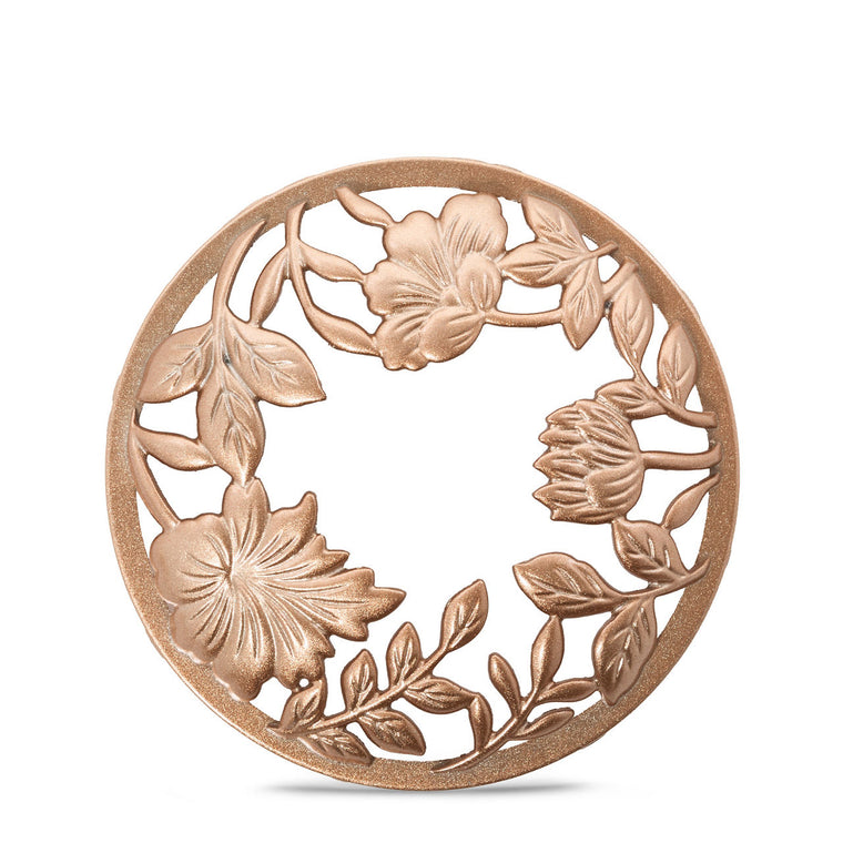 Floral Etch Illuma-Lid® Jar Candle Topper A0