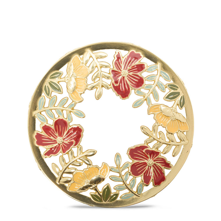 Fall Color Leaves Illuma-Lid® Jar Candle Topper G7