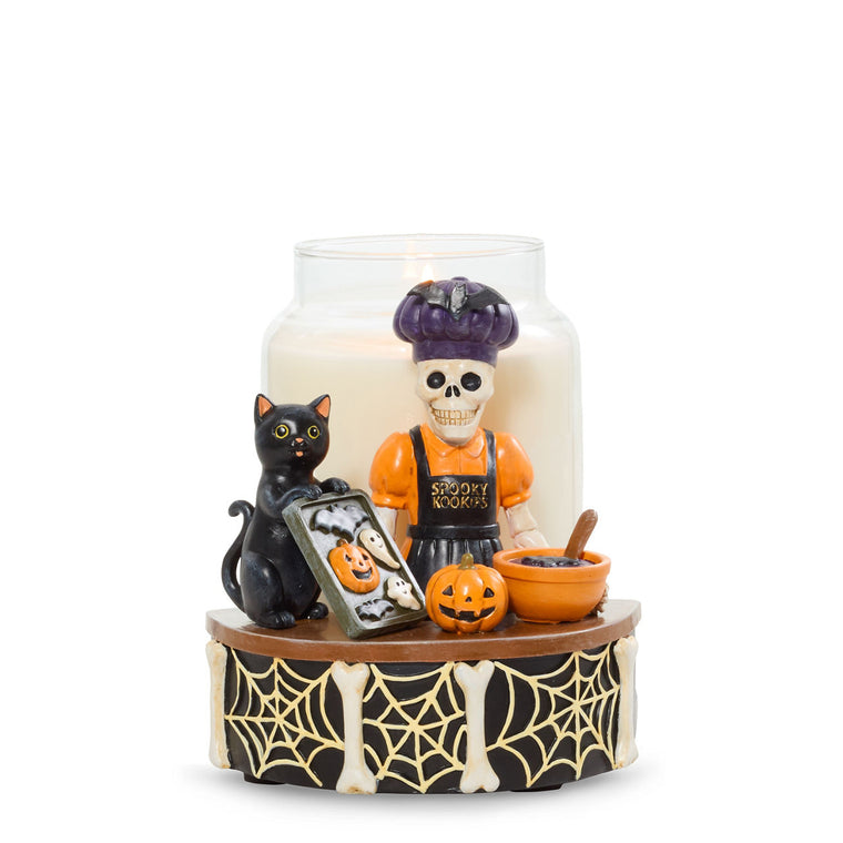 Bonebury Lane Spooky Kookies Jar Candle Holder C1